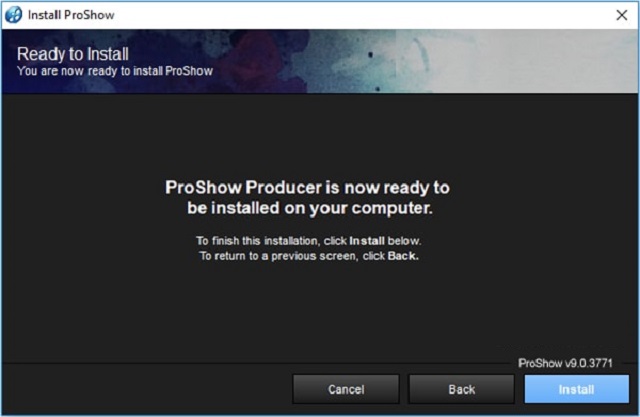 hướng dẫn cài đặt phần mềm proshow producer